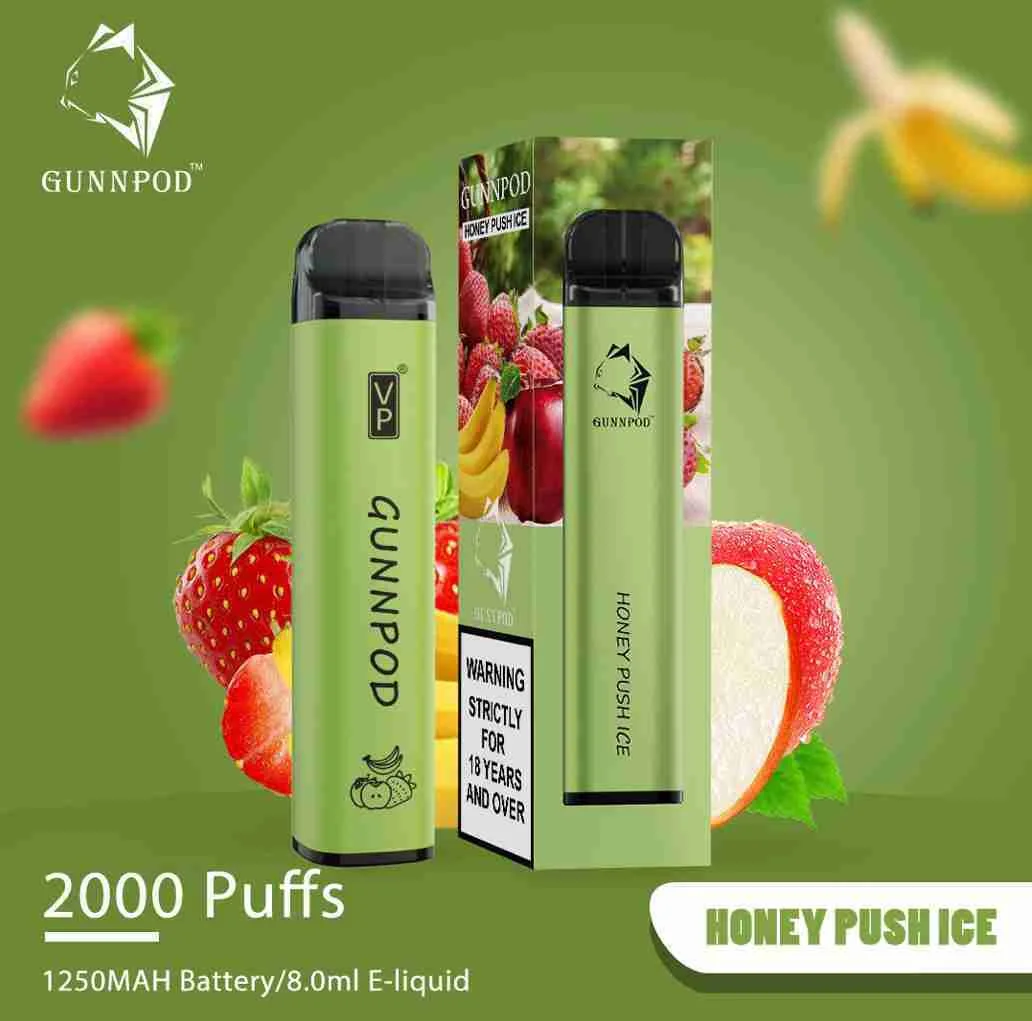 Honey Push Ice-2000 Puffs