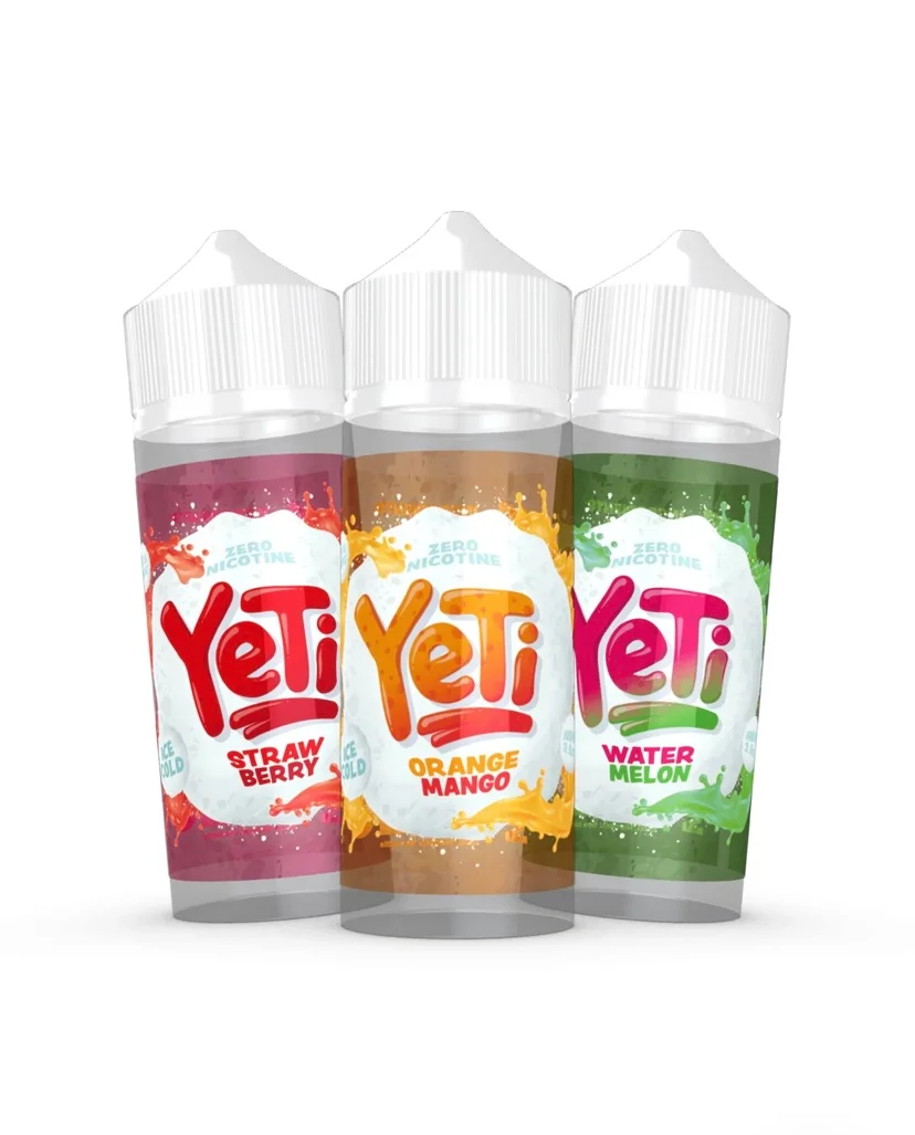 YETI 100ML SHORT FILL E-LIQUID