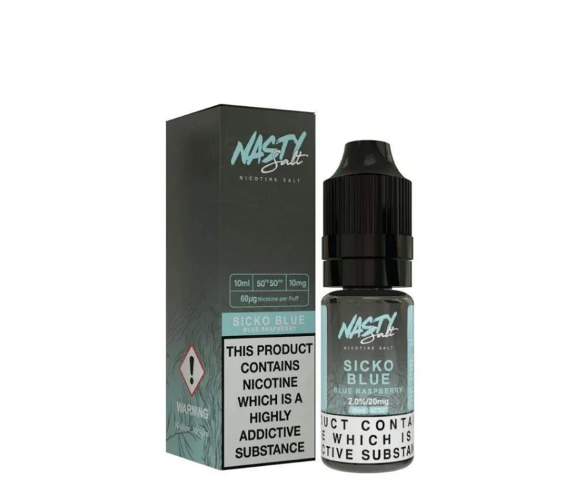 Nasty Juice Shisha Nic Salts 10ml - Sicko Blue