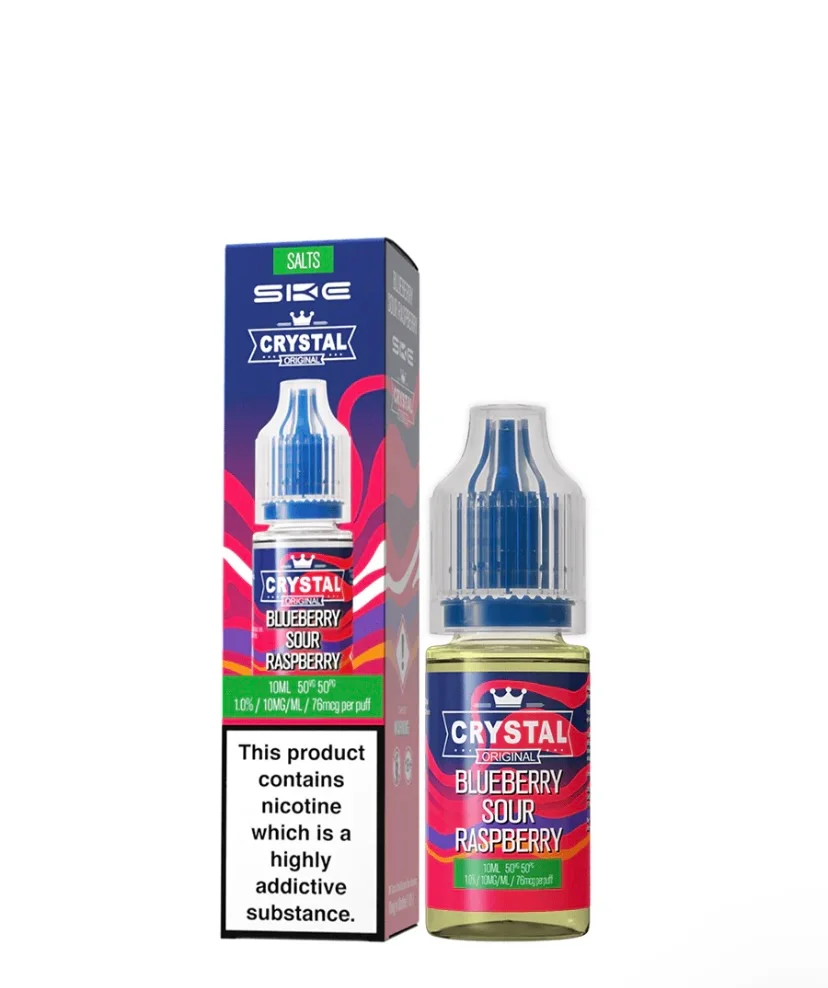 Blueberry Sour Raspberry Crystal Vape Juice by SKE