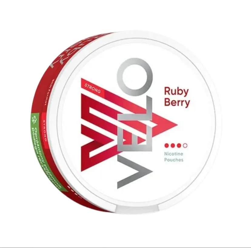 Velo Nicotine Pouches Ruby Berry Strong