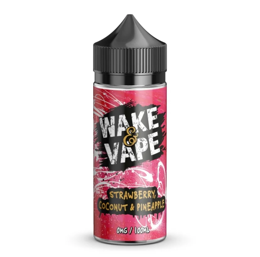 Wake & Vape Strawberry, Coconut & Pineapple 100ml