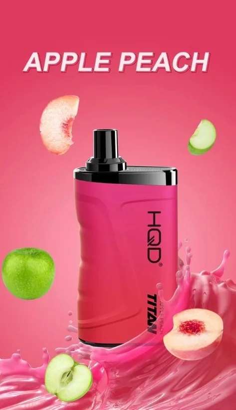 HQD TITAN APPLE PEACH 7000 PUFFS